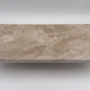 Dark Walnut Travertine Tumbled Paver (1)