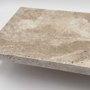 Dark Walnut Travertine Tumbled Paver (2)